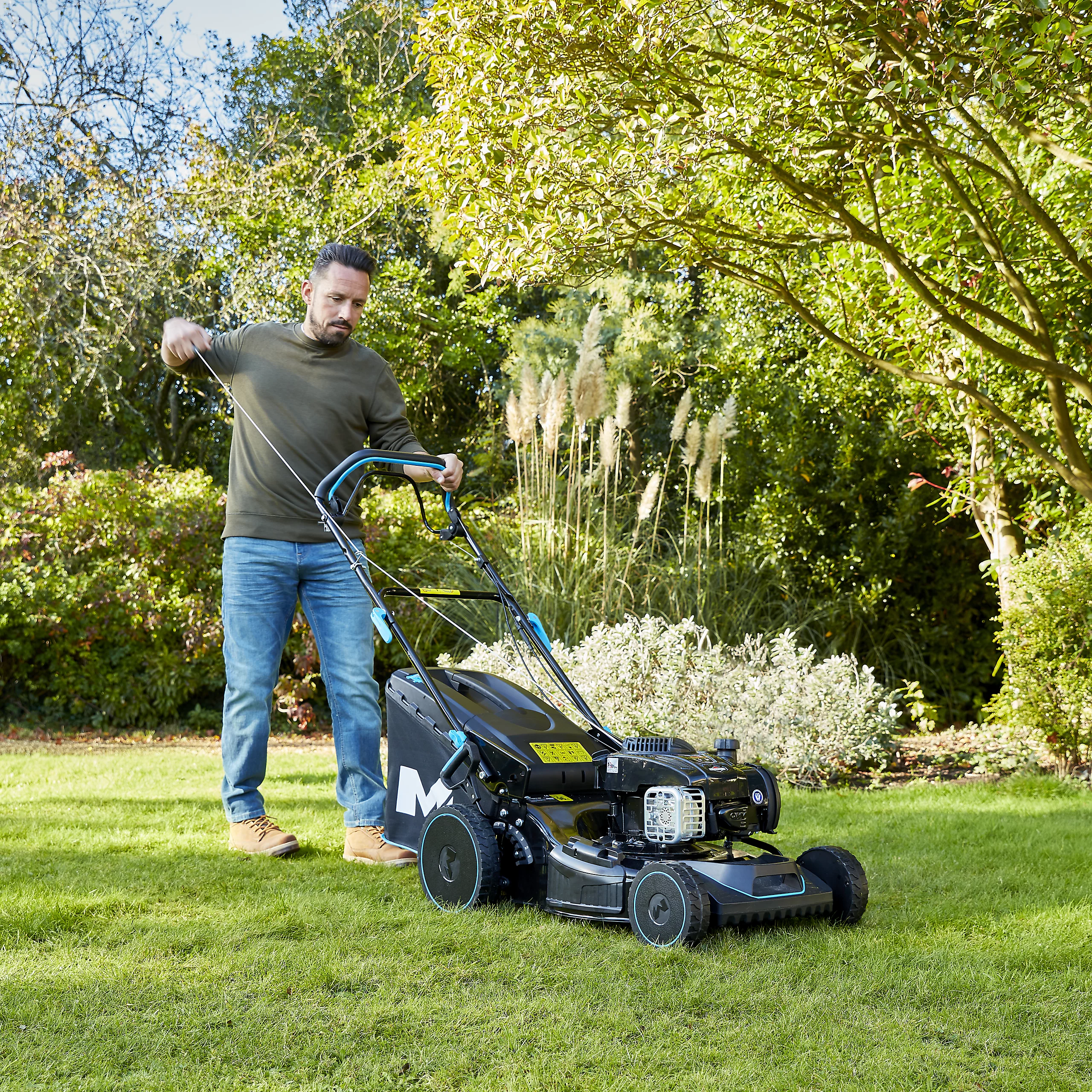 Mac Allister MLMP550SP46-M&S 140cc Petrol Rotary Lawnmower - Image 2