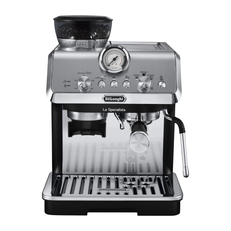 DeLonghi La Specialista Arte Compact Manual Bean to Cup Espresso Coffee Machine EC9155-MB
