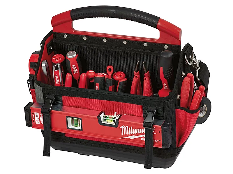 Milwaukee 40cm PACKOUT Tote Tool Bag 31 Pocket Heavy Duty Toolbag 4932464085 - Image 4