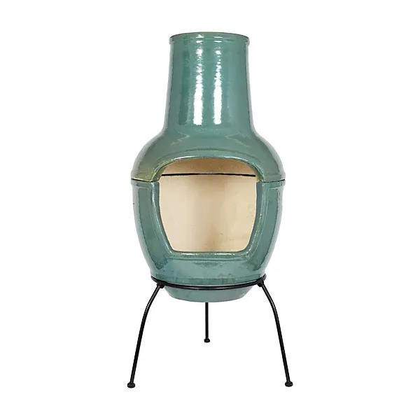 La Hacienda Trentham Clay Chiminea (H)82.2cm (W)38cm - Image 5